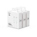 New Cable 1 | 3er-Pack Opal White USB-C auf USB-C — AVOLT