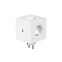 AVOLT Square 2 USB-C charger in Martinelli Luce white. This cube-shaped charger has one AC outlet and two USB-C ports.