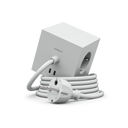 AVOLT Square 1 — filtro de tomada cinzento com portas USB‑C e cabo enrolado em fundo branco