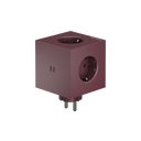 AVOLT Square 2 - Bauhaus-Archiv - ciabatta multipresa rossa con tre prese Type F Schuko e due porte USB-C