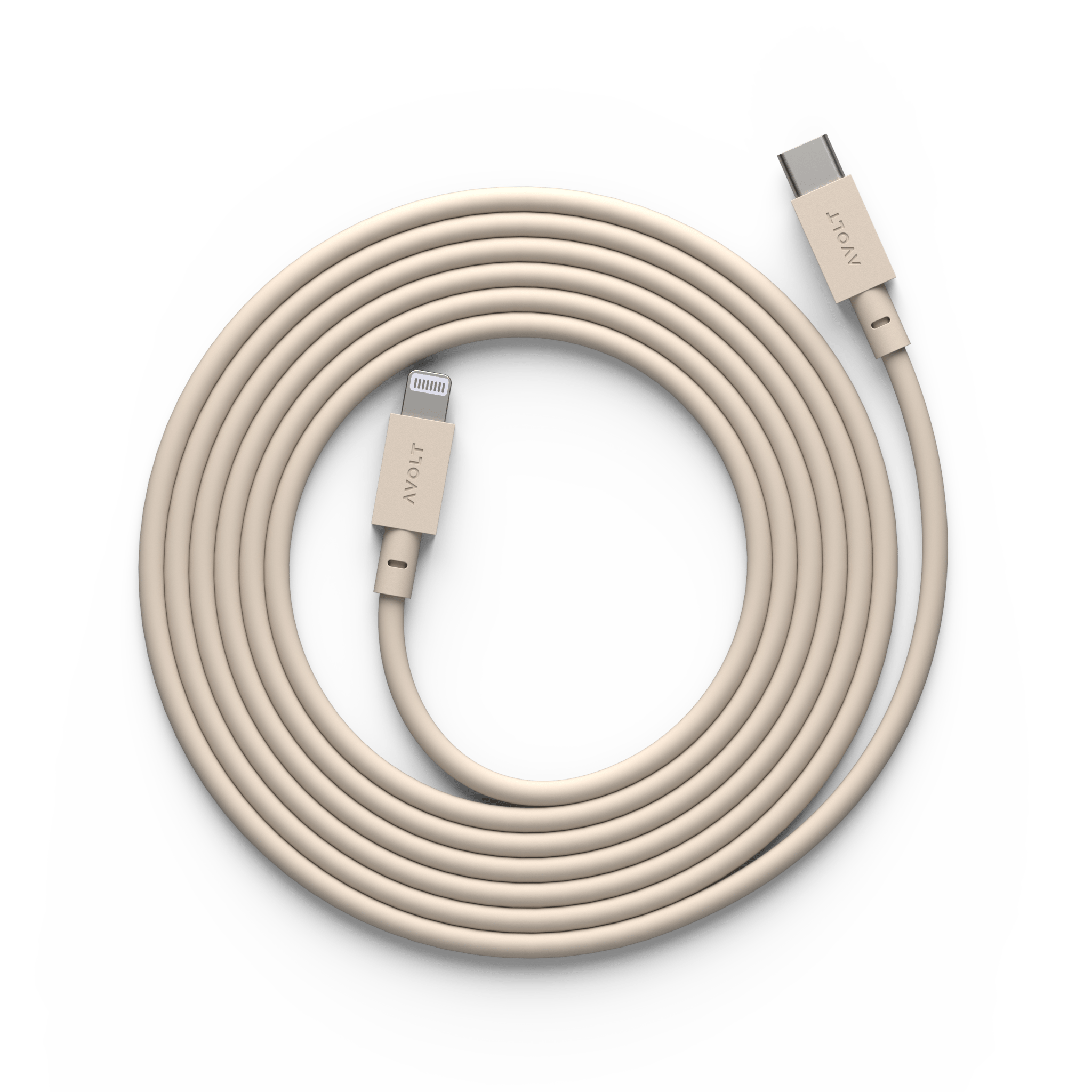 Cable 1 2-Metre USBC to Lightning Cable in Nomad Sand – AVOLT